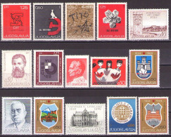 Yugoslavia 1969 - LOT - MNH**VF - Unused Stamps