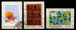 PORTUGAL    -   1973.    Y&T N° 1196 à 1198 Oblitérés.    Enseignement Primaire - Usado