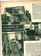 «L’ascenseur D’HOUDENG-GOEGNIES» Article De 2 Pages (7 Photos) Dans « A-Z » Hebdomadaire Illustrée N° 13 (16/06/1935) - Belgium