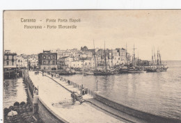 TARANTO-PONTE PORTA NAPOLI-PAORAMA-PORTO MERCANTILE-CARTOLINA NON VIAGGIATA -1910-1920 - Taranto