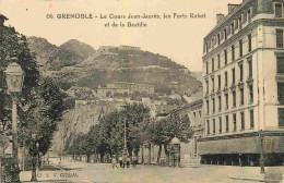 38 - Grenoble - Le Cours Jean-Jaurès Les Forts Rabot Et De La Bastille - Animée - CPA - Carte Provenant D'un Carnet - Vo - Grenoble