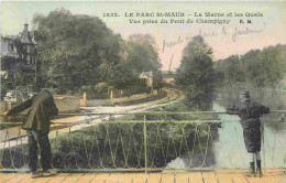94 - Champigny Sur Marne - Le Parc Saint Maur - La Marne Et Les Quais - Vue Prise Du Pont De Champigny - Animée - Colori - Champigny Sur Marne