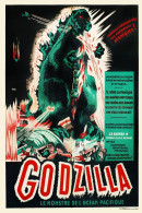 Cinema - Godzilla - Illustration Vintage - Affiche De Film - CPM - Carte Neuve - Voir Scans Recto-Verso - Affiches Sur Carte