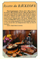 Recettes De Cuisine - Bäckeofe Ou Potée Alsacienne - Carte Neuve - Gastronomie - CPM - Voir Scans Recto-Verso - Recetas De Cocina