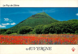63 - Le Puy De Dome - Champ De Coquelicots Devant Le Puy De Dôme - Fleurs - CPM - Carte Neuve - Voir Scans Recto-Verso - Autres & Non Classés