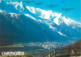 74 - Chamonix - Mont-Blanc - Vue Générale - Flamme Postale - CPM - Voir Scans Recto-Verso - Chamonix-Mont-Blanc