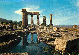Grèce - Corinthe - Kórinthos - Ancienne Corinthe - Le Temple Archaïque D'Apollon - Carte Neuve - CPM - Voir Scans Recto- - Griekenland