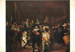 Art - Peinture - Rembrandt Harmensz Van Rijn - La Ronde De Nuit - Amsterdam - Rijksmuseum - CPM - Voir Scans Recto-Verso - Malerei & Gemälde