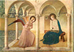 Art - Peinture Religieuse - Fra Beato Angelico - L'Annonciation - Firenze - Museo S Marco - Carte Neuve - CPM - Voir Sca - Tableaux, Vitraux Et Statues