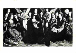 Art - Peinture Religieuse - Musée De Rouen - Gérard David - La Vierge Et Les Saintes - CPM - Voir Scans Recto-Verso - Schilderijen, Gebrandschilderd Glas En Beeldjes