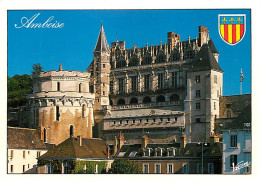 37 - Amboise - Le Château - La Tour Des Minimes - Le Logis Du Roi - Carte Neuve - CPM - Voir Scans Recto-Verso - Amboise