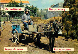 Animaux - Anes - Attelage - Paysan - CPM - Voir Scans Recto-Verso - Donkeys