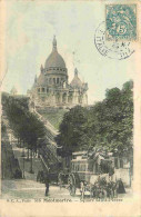 75 - Paris 18 - Montmartre - Square Saint Pierre - Animée - CPA - Oblitération Ronde De 1904 - Voir Scans Recto-Verso - District 18