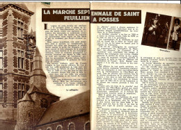 «La Marche Septennale De Saint Feuillien à FOSSES» Article De 2 Pages (7 Photos) Dans « A-Z » Hebdomadaire Illustrée -> - Belgium