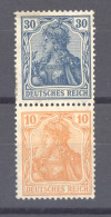 Allemagne -  Se Tenant  :  Mi  S  17  * - Postzegelboekjes & Se-tenant