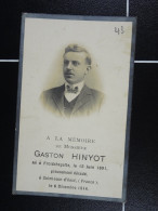 Gaston Hinyot Froidchapelle 1891 Saint-Jean D'Assé (France) 1914  /44/ - Devotion Images
