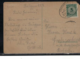 C/P ECRITE BEUGGEN 5/5/1924 OBLITERATION KONSTANZ BAHNHOFPOST SUR 5 REICH VERT ( Lot 044 )  Voir Scan - Covers & Documents