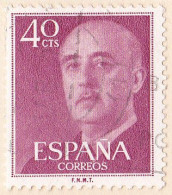 1955 - 1956 - ESPAÑA - GENERAL FRANCO - EDIFIL 1148 - Oblitérés
