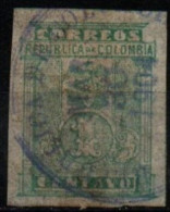COLOMBIE 1904 O VERT-BLEU - Kolumbien