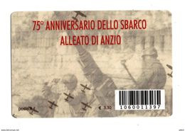 ITALIA Tessera Fil. : 75° Dello Sbarco Alleato Di Anzio  -  22.06.2019 - Filatelistische Kaarten