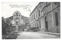 Toulouse, Faubourg Bonnefoy, église De L'Immaculée Conception. Carte Inédite (A18p73) - Toulouse