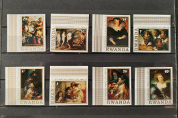 Rwanda - 821/828 - Non Dentelé - Ongetand - Imperforated - Rubens - 1977 - MNH - Unused Stamps