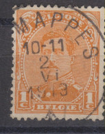 COB 135 Oblitération Centrale JEMAPPES - 1915-1920 Albert I