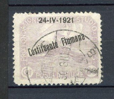 FIUME  Yv. N° 153  SA N° 170  (o) 80c  Constitution Cote 14 Euro  BE  2 Scans - Fiume