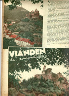 «VIANDEN La Romantique» Article De 2 Pages (5 Photos) Dans « A-Z » Hebdomadaire Illustrée N° 44 (20/01/1935) - Sin Clasificación