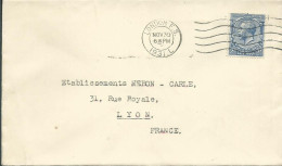 GRANDE BRETAGNE 2P50 LONDRES POUR LYON ( RHONE ) DE 1931 LETTRE COVER - Storia Postale