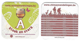 9a Chimay Trappist Wandelingen Rv 17-02 Wintertocht Oostende (vlekken) - Beer Mats