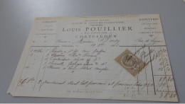 CHATEAUDUN  LOUIS POUILLIER 1 RUE D ANGOULEME ... - 1800 – 1899