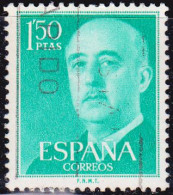 1955 - 1956 - ESPAÑA - GENERAL FRANCO - EDIFIL 1155 - Used Stamps