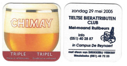 11a Chimay  Tripel Rv Tieltse BA Club 29 Mei 2005 - Beer Mats