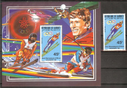 DJIDOUTI Olympic Games-88,space Set 1 Stamps+S/Sheet  MNH - Altri & Non Classificati