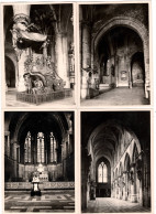 Lot De 4 Cartes Postales Bruxelles Eglise Notre Dame De La Chapelle - Ixelles - Elsene