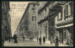 TORINO - Via Garibaldi - Viaggiata 1916 - Rif. 00686 - Autres & Non Classés