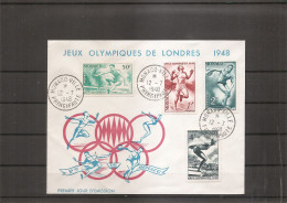 JO De Londres -1948 ( FDC De Monaco à Voir) - Estate 1948: Londra