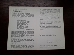 Albert Milh ° Oostende 1913 + 1984 X Germaine Verlaecke - Obituary Notices