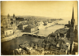 Suisse Zurich Grande Photo Format 18x25,5 - Anciennes (Av. 1900)