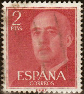 1955 - 1956 - ESPAÑA - GENERAL FRANCO - EDIFIL 1157 - Gebruikt