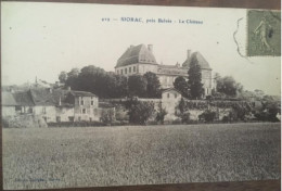 Cpa 24 Dordogne, SIORAC En PERIGORD, Siorac Près Belvès, Le Château, éd Carcenac, écrite En 1917 - Autres & Non Classés