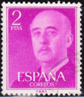 1955 - 1956 - ESPAÑA - GENERAL FRANCO - EDIFIL 1158 - Oblitérés