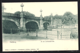 AK Hamburg-Neustadt, An Der Lombardsbrücke  - Mitte