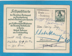 P 255 ,STEMPEL "BÜCKEBURG,ERNTE DANKTAG". - Briefkaarten