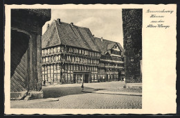 AK Braunschweig, Häuser An Der Alten Waage  - Braunschweig