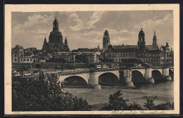 AK Dresden, Blick Auf Die Frauenkirche  - Dresden