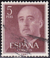 1955 - 1956 - ESPAÑA - GENERAL FRANCO - EDIFIL 1160 - Oblitérés