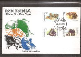 Tanzanie - Faune ( FDC De 1982 à Voir) - Tanzania (1964-...)