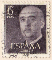 1955 - 1956 - ESPAÑA - GENERAL FRANCO - EDIFIL 1161 - Oblitérés